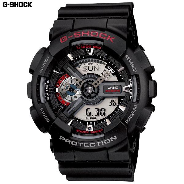 Casio G-shock นาฬิกาผู้ชาย สายเรซิ่น รุ่น GA-110 Black