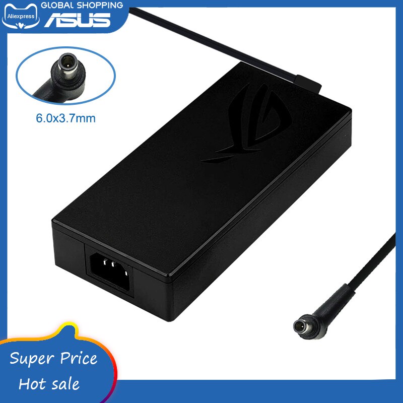 ADP-180TB H 20V 9A 6.0x3.7 มม.อะแดปเตอร์ AC แล็ปท็อปชาร์จสําหรับ Asus ROG Zephyrus GA502 GA502D GA50