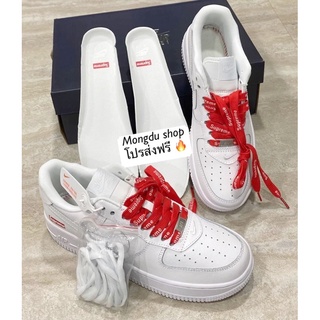 ส่งฟรี 🔥 รองเท้าผ้าใบ "SUPREME x NIKE AIR FORCE 1 LOW"