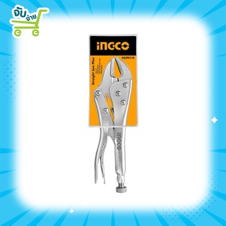 Ingco คีมล็อคปากตรง 10 นิ้ว รุ่น HSJP0110 ( Straight Jaw Locking Plier ) / คีมล็อก