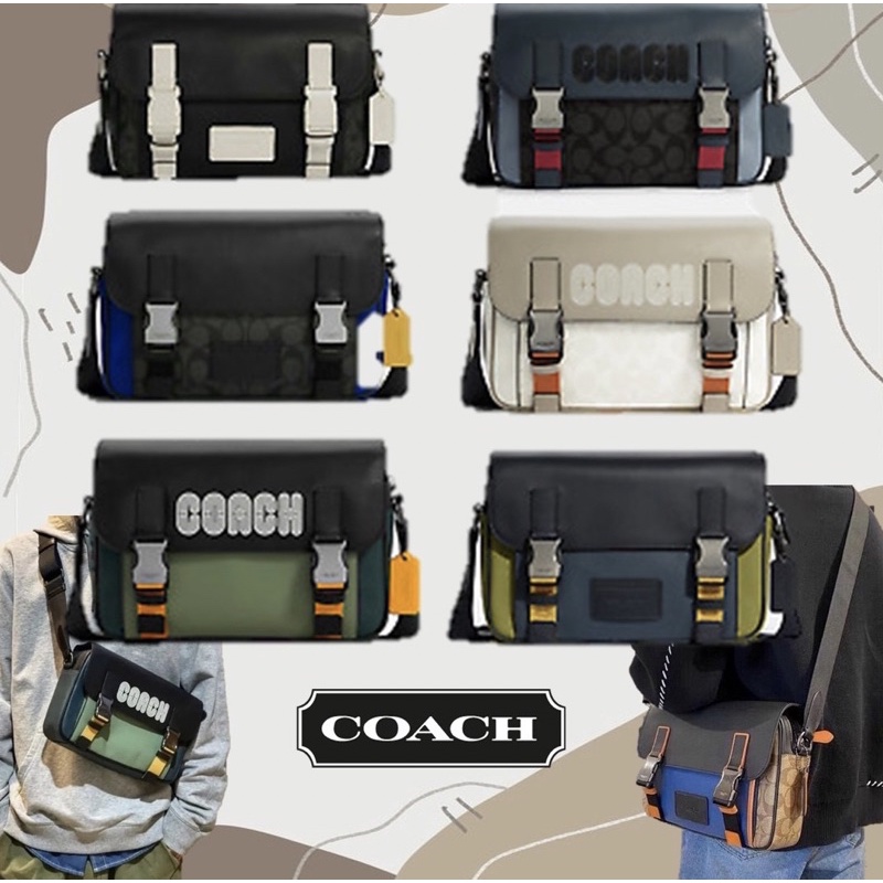 coach track scrossbody bag 💼  กระเป๋าสะพายข้าง COACH outlet  💯 ส่งไวจากไทย