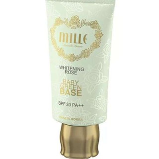 mille super whitening rose green base SPF30PA+++ facefix