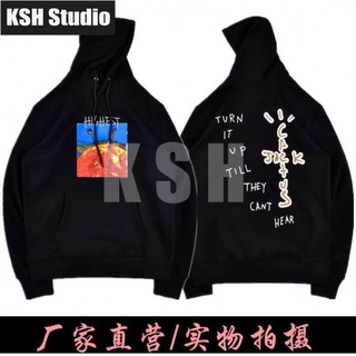 travis scott hoodies Travis Scott HITR Sun Hoodie flame sun surrounding hoodie men and women pullover sweater