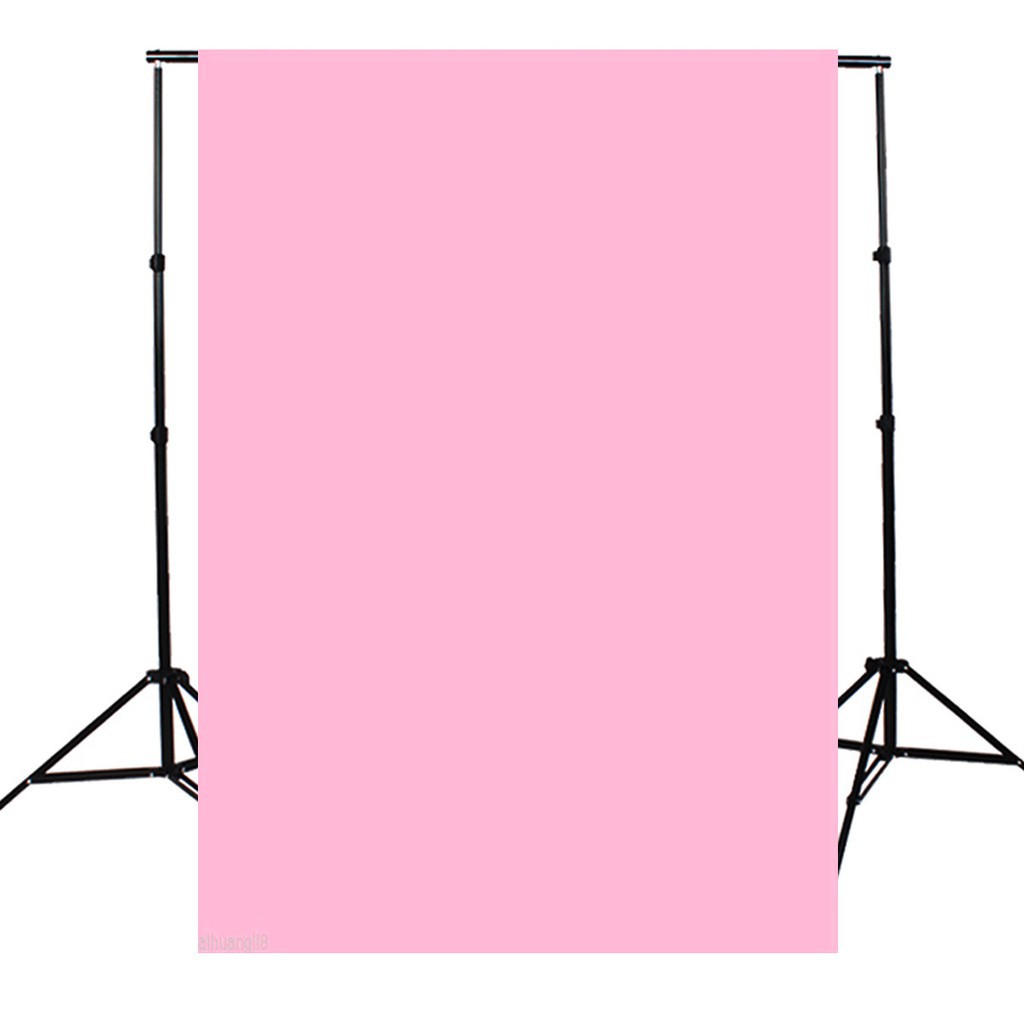 5x7FT Vinyl Pure Pink Photography Background Backdrop For Studio Props ...