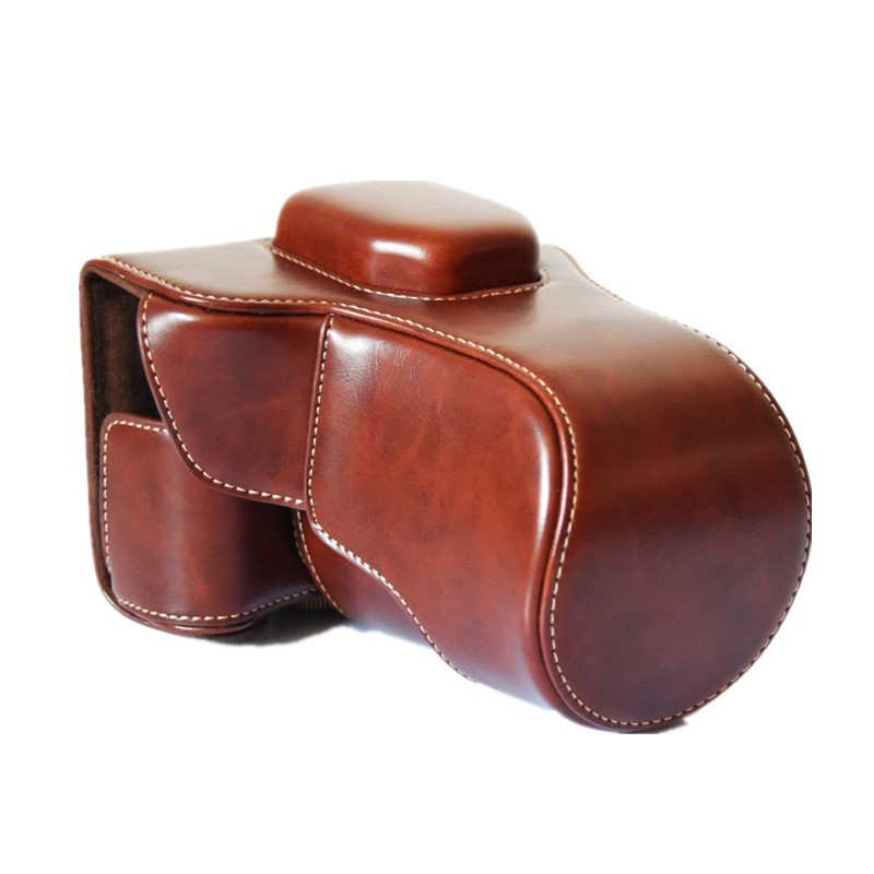 Fujifilm XT30 กระเป๋ากล้องหนัง PU Fit Fujifilm XT10 XT20 XT30 XT30 II พร้อมเลนส์ 18-55 มม.