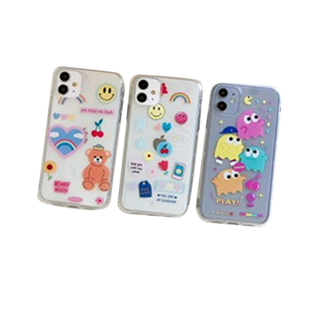 เคสใสนิ่มลายการ์ตูน เคสสวยๆสำหรับ iPhone11/ 7Plus / 8Plus/11Promax /6G/6S/8G/7G/6Plus/iPhone11Pro/x/xr/xs max
