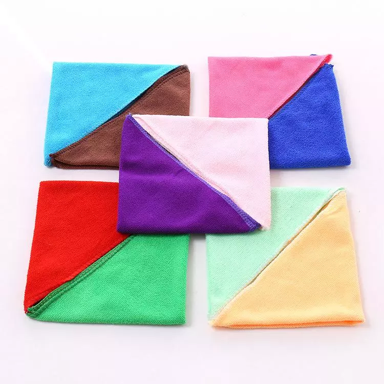 XSJ-03 【ขนาด 25x25 ซม】 ผ้าขนหนูผืนเล็ก ผ้าอเนกประสงค์ ขี้ริ้ว สำหรับเช็ดโต๊ะ เช็ดจาน ทำความสะอาดเครื่องเรือน