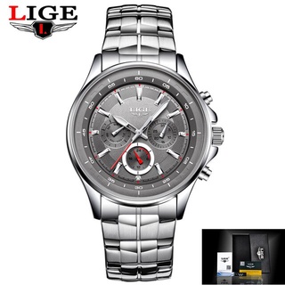 Top Brand Luxury LIGE Watch Men Business Waterproof Clock Mens Watches Fashion Casual Sport Quartz Wristwatch