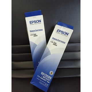 ผ้าหมึกดอทฯ EPSON S015589 LQ-590, 590H สินค้าของใหม่