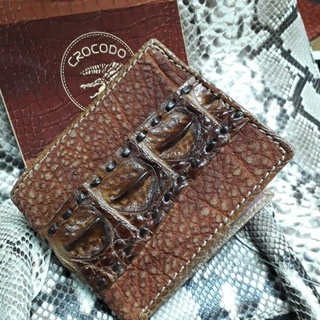 crocodile wallet กระเป๋าหนังจระเข้แท้