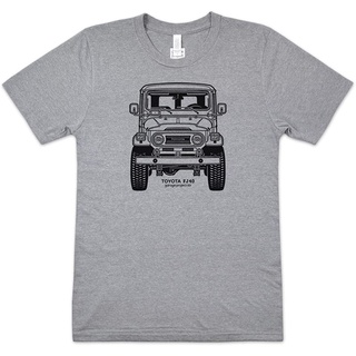 เสื้อยืดคอกลมcrew neckGarageproject101 toyota fj40 land cruiser เสื้อยืดแขนสั้น sport oversize classic mens tee วันพ่อS