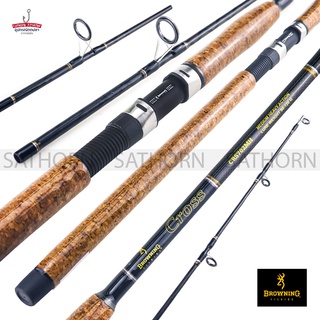 คันหน้าดิน Browning CROSS SPINNING สปินนิ่ง คันเบ็ดตกปลา ด้ามก๊อกเคลือบ Lure Wt.90-120g. ( รุ่น CROSS )