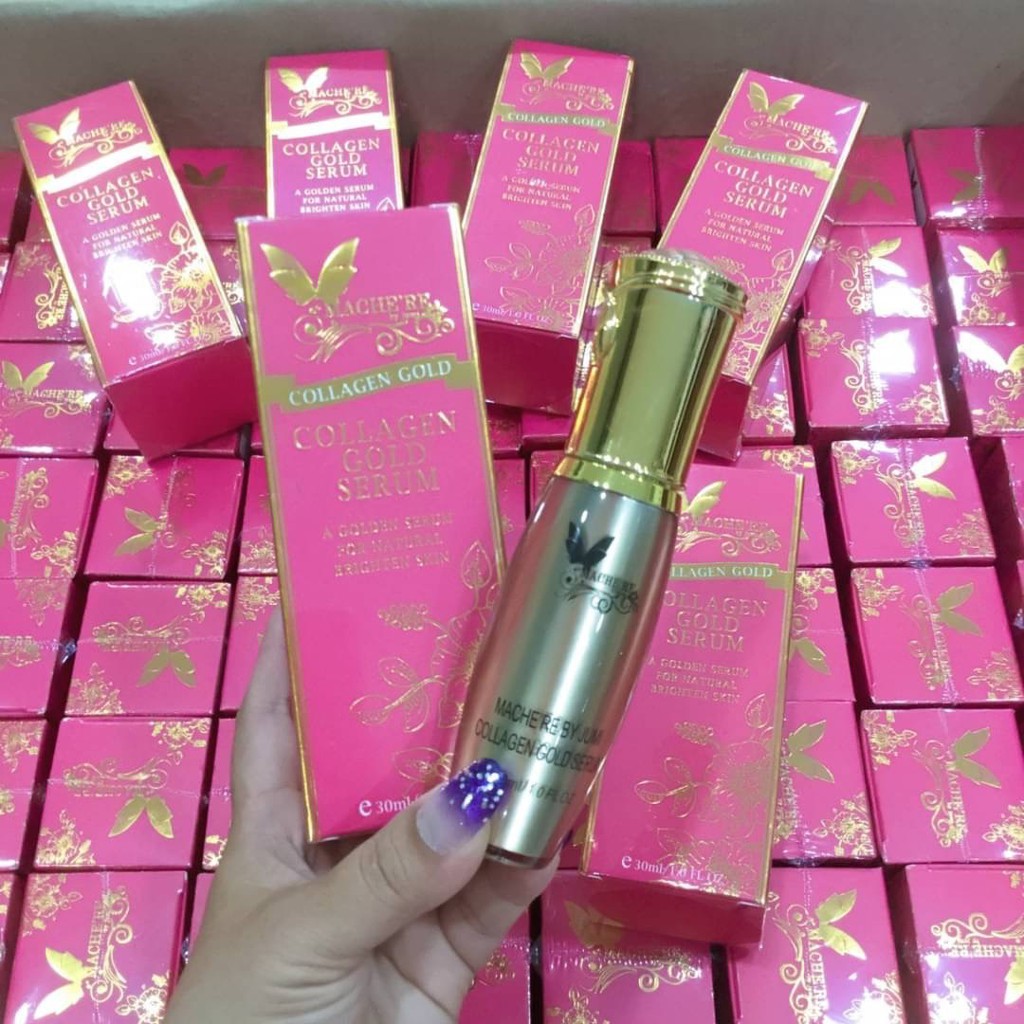 เซรั่มคอลาเจนทองคำ มาเชอรี่ บาย จูมิ (343) Mache're by jumi Collagen Gold Serum ครีมมาเชอรี่