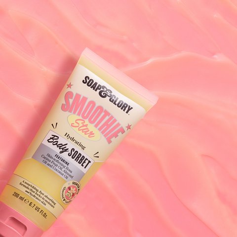 ของแท้/พร้อมส่ง Soap & Glory Smoothie Star Hydrating Body Sorbet 200ml. โซพ แอนด์ กลอรี่ ผลิตภัณฑ์บำรุงผิวกาย