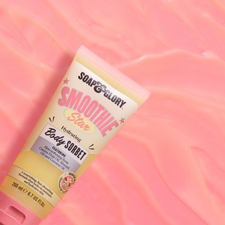 ของแท้/พร้อมส่ง Soap &amp; Glory Smoothie Star Hydrating Body Sorbet 200ml. โซพ แอนด์ กลอรี่ ผลิตภัณฑ์บำรุงผิวกาย