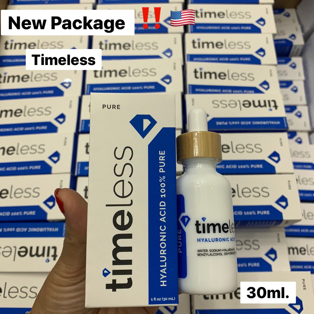 Timeless Hyaluronic Acid Pure 30ml. ไฮยาลูรอนิคแอซิด 100 - d9beauty ...