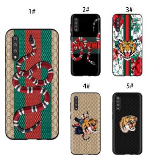 งูเสือแบรนด์หรู เคสนิ่ม เนื้อซิลิโคน Samsung Galaxy A2 J4 J6 Plus Core Prime J7 Duo J8 2018 Note 10 Case