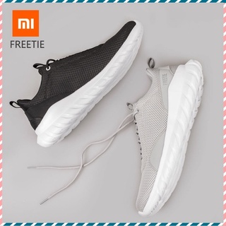 Freetie รองเท้าผ้าใบลําลอง น้ําหนักเบาระบายอากาศ เหมาะกับการวิ่ง เล่นกีฬา กลางแจ้ง สําหรับผู้ชาย ไซซ์ 39-44