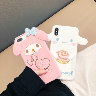 Cartoon Cute Pudding dog Melody Silicone Case iphone 13 12 12Pro 12mini 12promax 11Pro MAX X XS MAX XR 6 6s 7 8 Plus Soft Rubber Cover