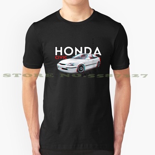 tshirtเสื้อยืดคอกลมฤดูร้อนเสื้อยืด ลาย Honda Civic สไตล์วินเทจ แฟชั่นญี่ปุ่น ไซวิค XS S M L XL XXL 3XL 4XL 5XL 6XLSto4XL