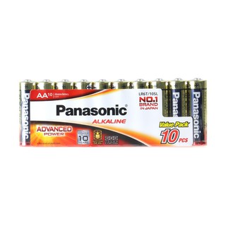 ไฟฉาย อุปกรณ์ ถ่านอัลคาไลน์ PANASONIC LR6T/10SL AA ไฟฉาย ไฟฉุกเฉิน งานระบบไฟฟ้า ALKALINE BATTERY PANASONIC LR6T/10SL AA