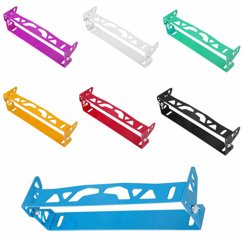 ขายึดป้ายทะเบียน ป้ายทะเบียนแบบปรับได้ ที่ยึดกรอบป้ายทะเบียนรถยนต์ พร้อมชุดน็อตครบชุด มีสีให้เลือก - รูปที่ 2