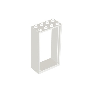 ชิ้นส่วนเลโก้ Lego Part Door, Frame 2 x 4 x 6 (60599) ราคา/ชิ้น