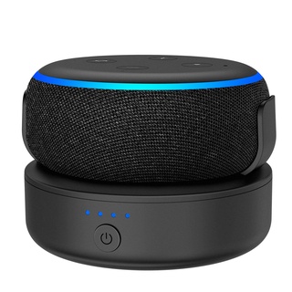 Sokusin ฐานชาร์จแบตเตอรี่ แบบพกพา สําหรับ Alexa Echo Dot รุ่นที่ 3 5000mAh