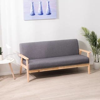 DECOS โซฟา 3 ที่นั่ง รุ่นบิสกี้ สีเทา |AB|