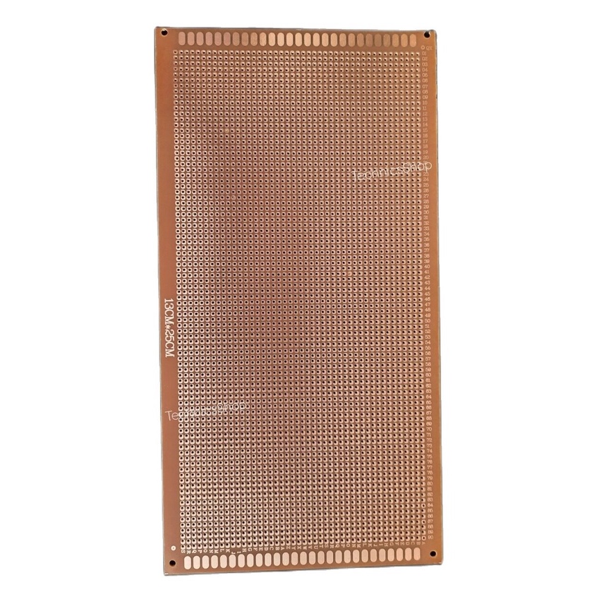 แผ่นปริ๊นอเนกประสงค์ ปริ๊นไข่ปลาขนาด 13x25 cm. Prototype PCB Board จำนวน 1 แผ่น