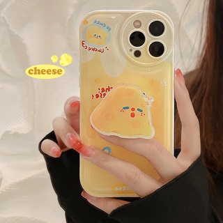 เคสโทรศัพท์มือถือ TPU กันกระแทกสี่มุม ลายชีส สําหรับ iPhone 14 14pro 14max 14prm iPhone 13 13pro 13prm iPhone 11 6splus 7Plus 8Plus Xr XS 13 12 Pro Max