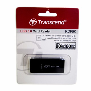 Transcend RDF5K SDHC &amp; Micro SD Card Reader USB3.0