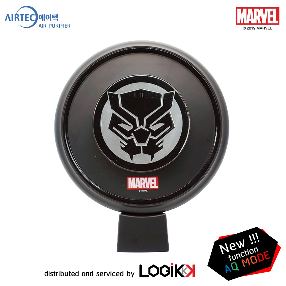 AIRTEC,เครื่องฟอกอากาศระบบ e-Nano Film Filter,ลิขสิทธิ์แท้จาก MARVEL STUDIOS, ALADDIN MODEL: BLACK P