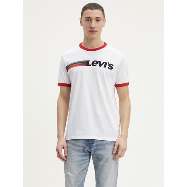 เสื้อยืดผู้ชาย Levi’s (ลีวายส์) ไซด์ XL ของแท้ ของใหม่ ป้ายห้อย ลด 50%