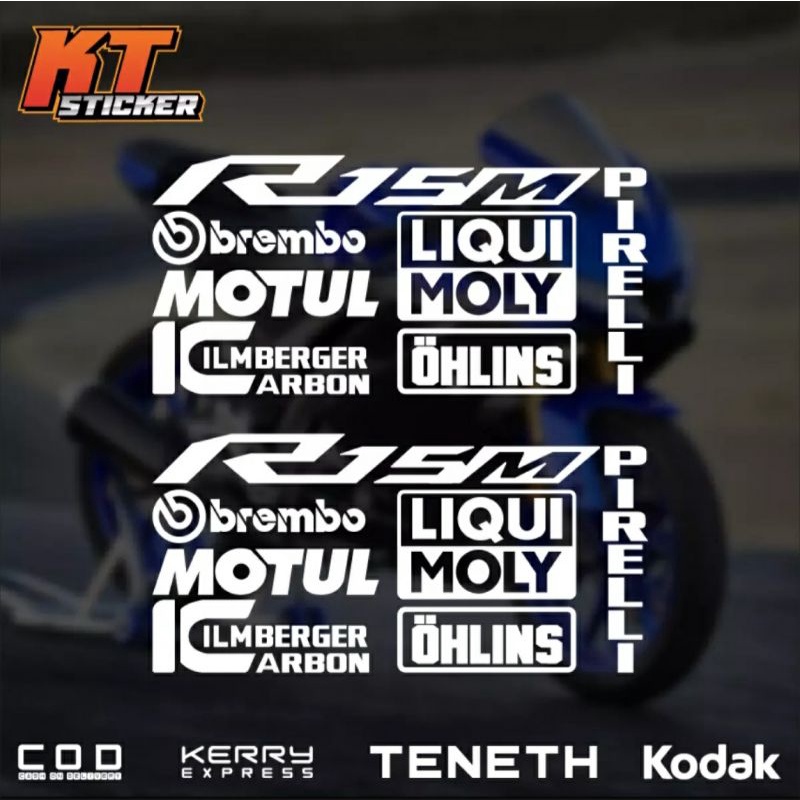 Sticker ติดอกล่าง R15