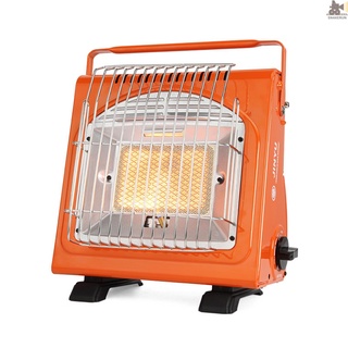 SNKE 1.7KW Portable Space Heater Multifunctional Gas Heater Ceramic Heater Adjustable Iron Stove Heater for Outdoors Camping Tent Picnic