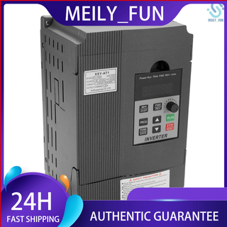 (Meily) ตัวควบคุมความเร็วความถี่ VFD อเนกประสงค์ 2.2KW 12A 220V AC มอเตอร์ไดรฟ์ Single-Phase In Out 3 เฟส ตัวแปรอินเวอร์เตอร์ AT1-2200S