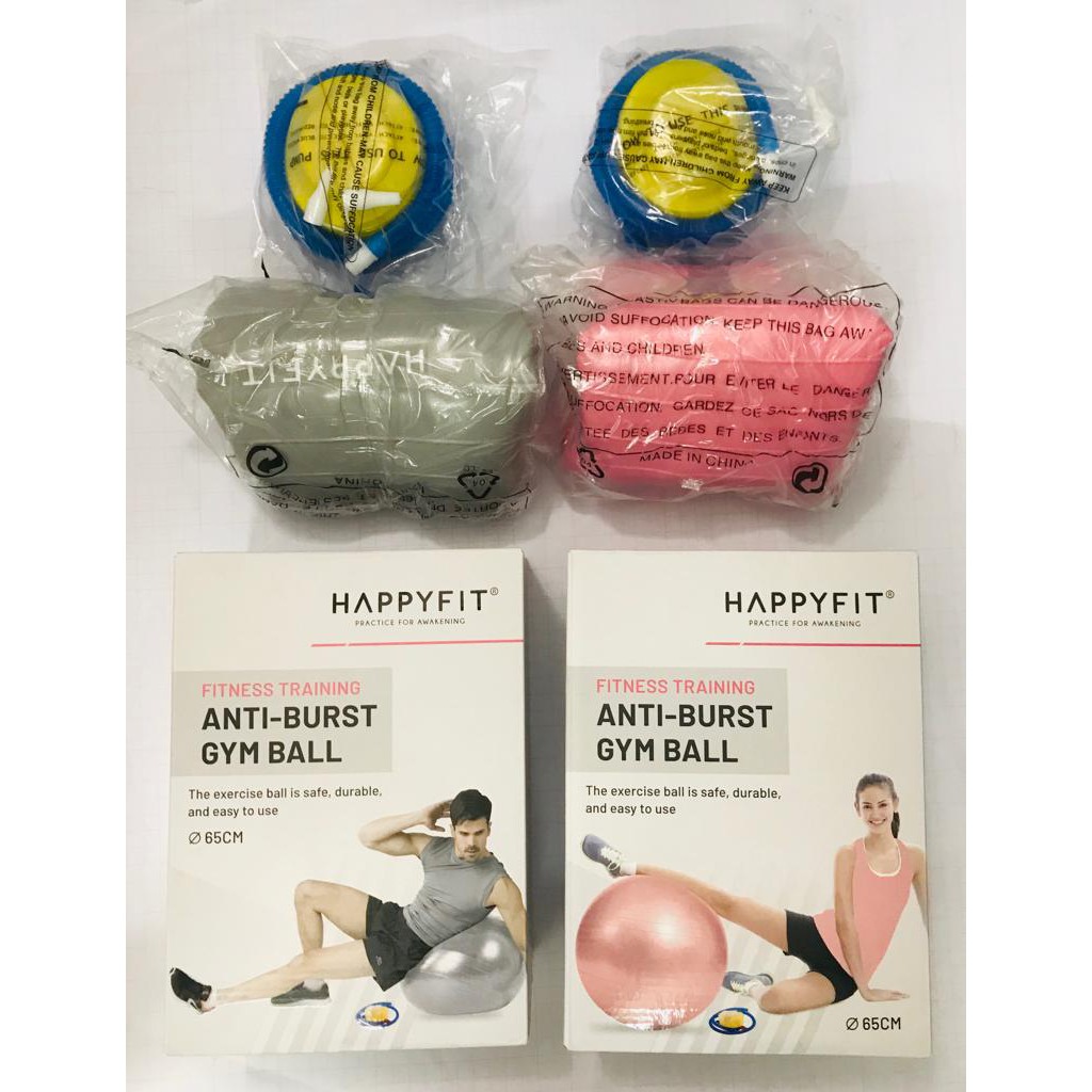 HAPPYFIT ANTI BURST 65 CM GYM BALL ORIGINAL