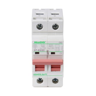 เบรกเกอร์ HACO H7-63/2C 63A 2P CIRCUIT BREAKER HACO H7-63/2C 63A 2P