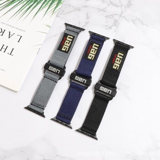 สายนาฬิกาข้อมือไนล่อน สําหรับ iwatch band 7 41 45 มม. iwatch Series 6 5 4 3 2 38 42 44 มม. 40 มม. SE UAG Sport Strap Watch band