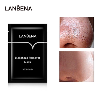 LANBENA แท้ มาส์กลอกสิวเสี้ยน โคลนลอกสิวเสี้ยน ครีมลอกสิว ออกจริง