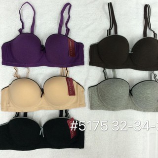 เสื้อในมีโครง/ครึ่งเต้า/เต้าคัพA/เนื้อผ้าคอตตอน #5175