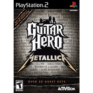 Guitar Hero Metallica (USA) PS2 แผ่นเกมps2 แผ่นไรท์ เกมเพทู