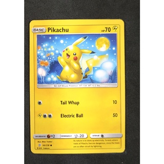 Pikachu Basic 56/236 พิคาชู Pokemon Card (Normal) ภาษาอังกฤษ