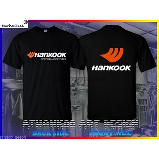 เสื้อยืดโอเวอร์ไซส์เสื้อยืด แบบนิ่ม ระบายอากาศได้ดี สําหรับแข่งรถ HankookS-3XL