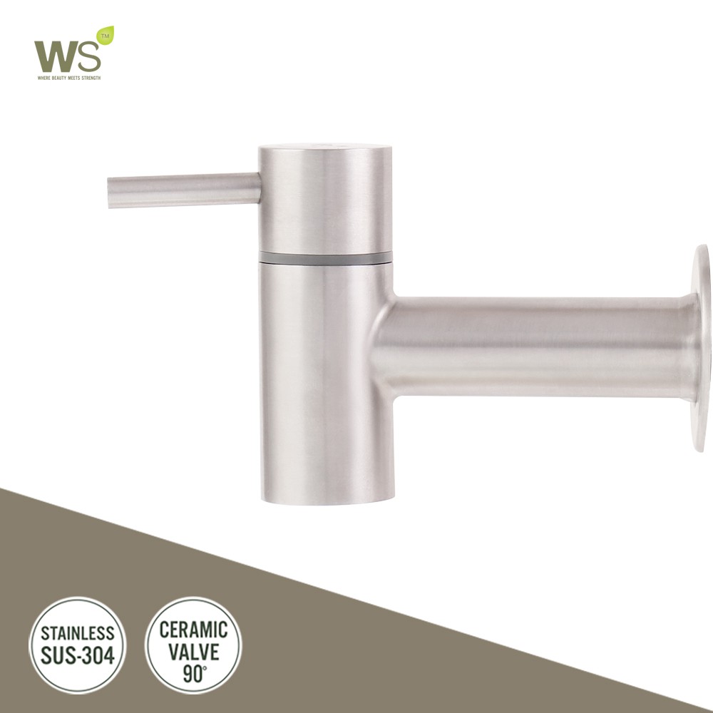 WS ก๊อกสนาม ก๊อกล้างพื้น Stainless304 WS-0305S