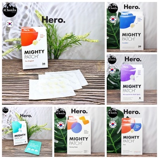 [Hero Cosmetics] Mighty Patch แผ่นแปะสิว Original, Invisible+, Dark Spots, Blemishes, Variety Pack