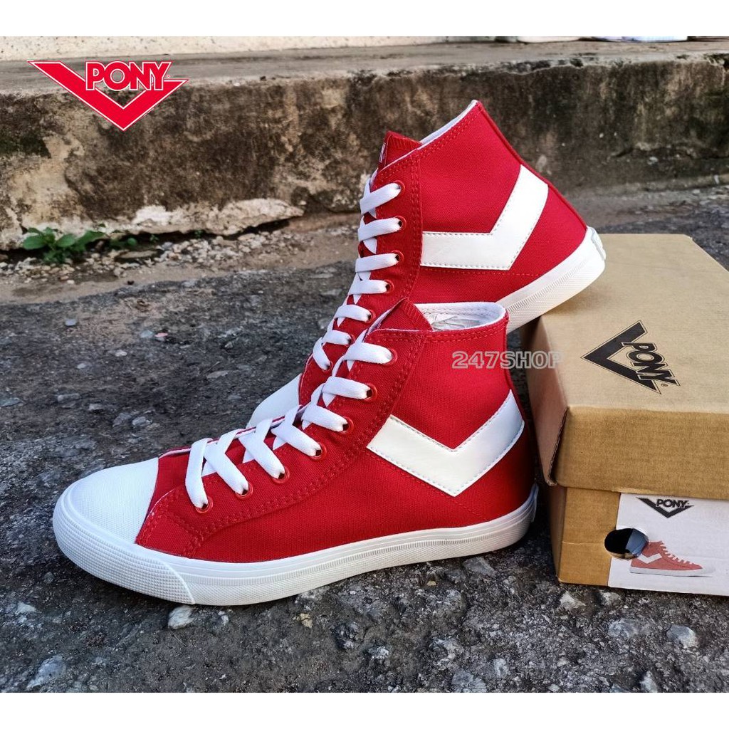 รองเท้าโพนี PONY SHOOTER HI RED รหัส 211SH50000RE