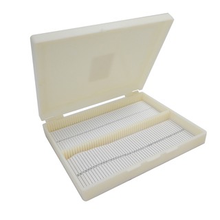 กล่องเก็บแผ่นสไลด์จำนวน 100 แผ่น (Microscope Slide Box 100pcs)