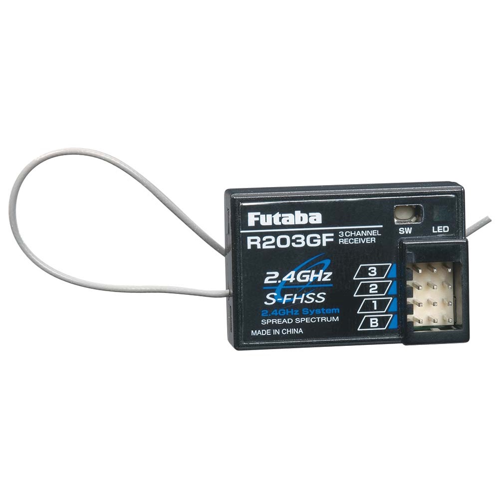 FUTABA R203GF– S-FHSS 2.4 GHz System 3-Channel Receiver